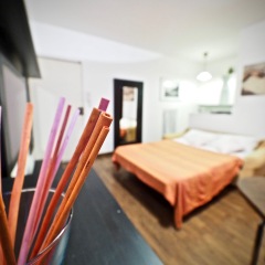 Отель Гостевой Дом Studio Rosso San Luca Aria Cond Zona Acquario Италия, Генуя - отзывы, цены и фото номеров - забронировать отель Гостевой Дом Studio Rosso San Luca Aria Cond Zona Acquario онлайн комната для гостей фото 2