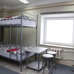 Хостел Krow Hostel Кровать в общем номере с двухъярусной кроватью фото 6