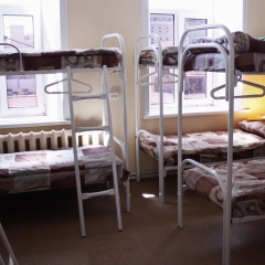 Hostel Avrora Кровать в общем номере с двухъярусной кроватью фото 7