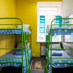 Hostel Aquarel Кровать в общем номере с двухъярусной кроватью фото 8