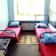 Hostel Aquarel Кровать в общем номере с двухъярусной кроватью фото 31