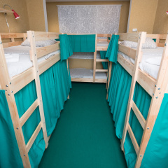 Hostel Inzhir Кровать в женском общем номере с двухъярусной кроватью фото 3