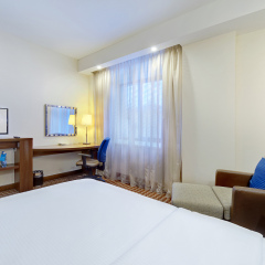 Гостиница Hampton by Hilton Волгоград Профсоюзная 4* Стандартный номер с различными типами кроватей фото 8