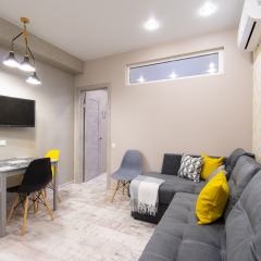 Гостиница More Apartments на Эстонской 37-4 в Красной Поляне отзывы, цены и фото номеров - забронировать гостиницу More Apartments на Эстонской 37-4 онлайн Красная Поляна комната для гостей фото 5