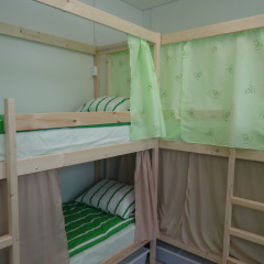 Hostel Artist on Semenovskaya Кровать в общем номере с двухъярусной кроватью фото 2