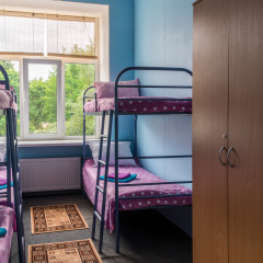 Hostel Aquarel Кровать в общем номере с двухъярусной кроватью фото 12