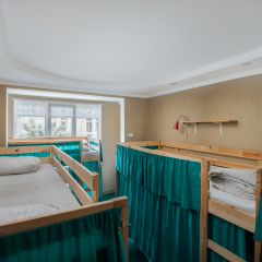 Hostel Inzhir Кровать в женском общем номере с двухъярусной кроватью фото 6