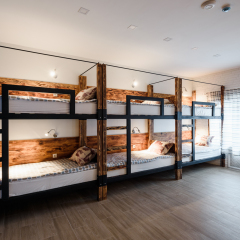 Хостел Five Stars Кровать в мужском общем номере с двухъярусной кроватью фото 3
