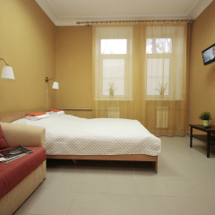 Hostel Podvorie Улучшенный номер с различными типами кроватей фото 3