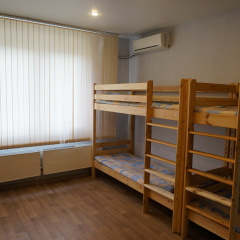 Хостел Рациональ Кровати в общем номере с двухъярусными кроватями фото 5