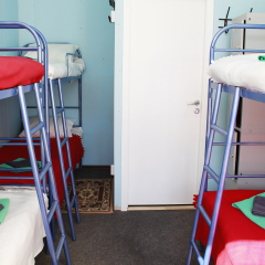 Hostel Aquarel Кровать в общем номере с двухъярусной кроватью фото 15