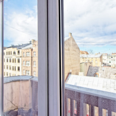 Отель Rigaapartment Gertruda балкон