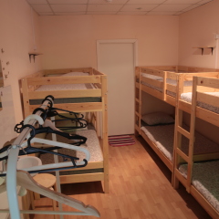 Hostel White Nights on Sadovaya Кровать в общем номере с двухъярусной кроватью фото 12