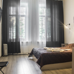 Апартаменты Apartments on Lebedeva 10V Улучшенный номер фото 9