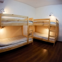 Mayak Hostel Кровать в общем номере с двухъярусной кроватью фото 7