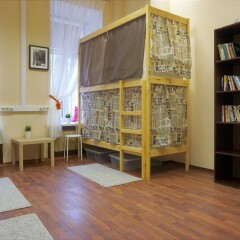 Гостиница HostelAstra Na Basmannom 2* Кровати в общем номере с двухъярусными кроватями фото 2