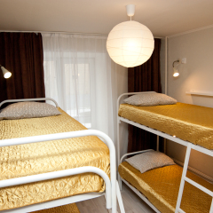 Гостиница Avrora Centr Guest House Кровать в женском общем номере с двухъярусной кроватью фото 2