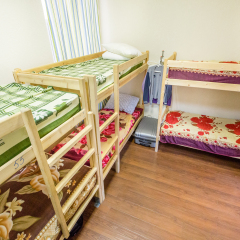 Chekhov Bro Hostel Кровать в общем номере двухъярусные кровати фото 8