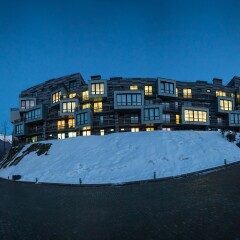 Апарт-Отель Skypark вид на фасад фото 9