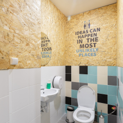 Nice Hostel Павелецкая Номер с общей ванной комнатой с различными типами кроватей (общая ванная комната) фото 10
