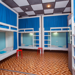Laguna Hostel Кровать в общем номере с двухъярусной кроватью фото 10