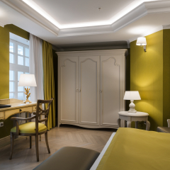 Отель Relais le Chevalier Улучшенный номер с различными типами кроватей фото 7