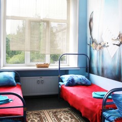 Hostel Aquarel Кровать в женском общем номере с двухъярусной кроватью фото 4