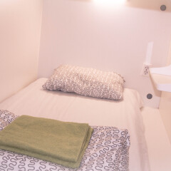 Capsule Hostel In Moscow Кровати в общем номере с двухъярусными кроватями фото 6