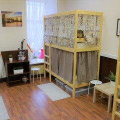 Гостиница HostelAstra Na Basmannom 2* Кровати в общем номере с двухъярусными кроватями фото 5