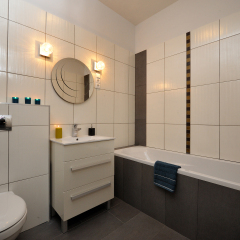 Отель District Seven Spacious Венгрия, Будапешт - отзывы, цены и фото номеров - забронировать отель District Seven Spacious онлайн ванная
