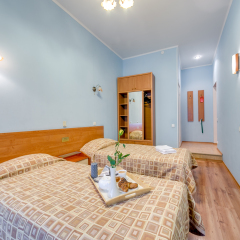 Гостиница Park Lane Inn Улучшенный номер разные типы кроватей фото 7