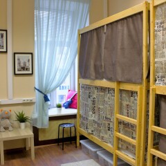 Гостиница HostelAstra Na Basmannom 2* Кровать в мужском общем номере с двухъярусными кроватями фото 2