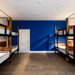 Хостел Five Stars Кровать в мужском общем номере с двухъярусной кроватью фото 5