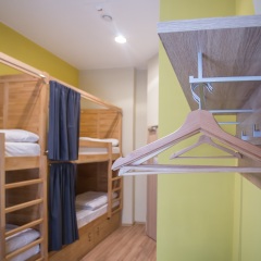 Хостел DREAM Hostel Warsaw Кровать в общем номере с двухъярусной кроватью фото 8