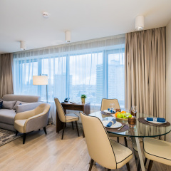 Гостиница Апарт-отель Intermark Residence в Москве отзывы, цены и фото номеров - забронировать гостиницу Апарт-отель Intermark Residence онлайн Москва комната для гостей фото 4