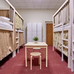 и Хостел Centeral Hotel & Hostel Кровать в общем номере с двухъярусными кроватями фото 4