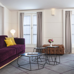 Отель Hôtel Opéra Richepanse 4* Люкс с различными типами кроватей фото 5