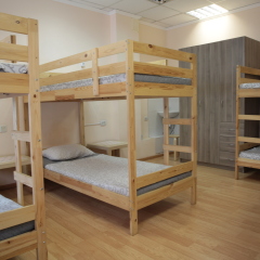 Hostel White Nights on Sadovaya Кровать в общем номере с двухъярусной кроватью фото 9