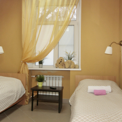Hostel Podvorie Номер категории Эконом с различными типами кроватей фото 3