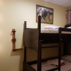 Retro Hostel Кровать в женском общем номере двухъярусные кровати