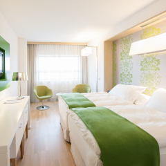 Отель Occidental Praha Five 4* Улучшенный номер с различными типами кроватей фото 7