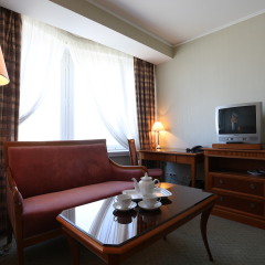 AZIMUT Отель Смоленская Москва 4* Номер Бизнес с разными типами кроватей фото 3
