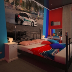Гостиница Racing Paradise Номер Эконом с разными типами кроватей (общая ванная комната) фото 2