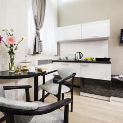 Status Apartments Mini-Hotel Апартаменты с разными типами кроватей фото 11