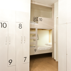 Graffiti L Hostel Кровать в общем номере фото 6