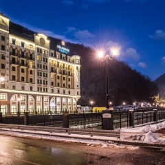 AZIMUT Hotel FREESTYLE Rosa Khutor вид на фасад фото 2