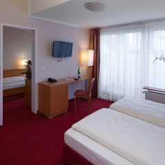 Отель Air in Berlin 3* Стандартный номер с различными типами кроватей фото 6