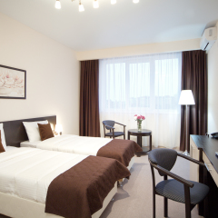 Гостиница Barkhatnye Sezony Aleksandrovsky Sad Resort 3* Стандартный номер с различными типами кроватей фото 3