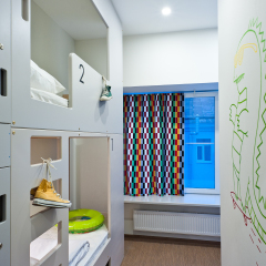 Graffiti L Hostel Кровать в общем номере фото 17