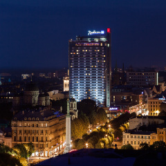 Radisson Blu Latvija Conference & Spa Hotel, Riga вид на фасад фото 3